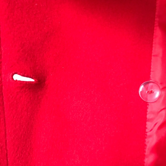 TOKKEBY Red Jacket Coat. Size S/M - Picture 6 of 8